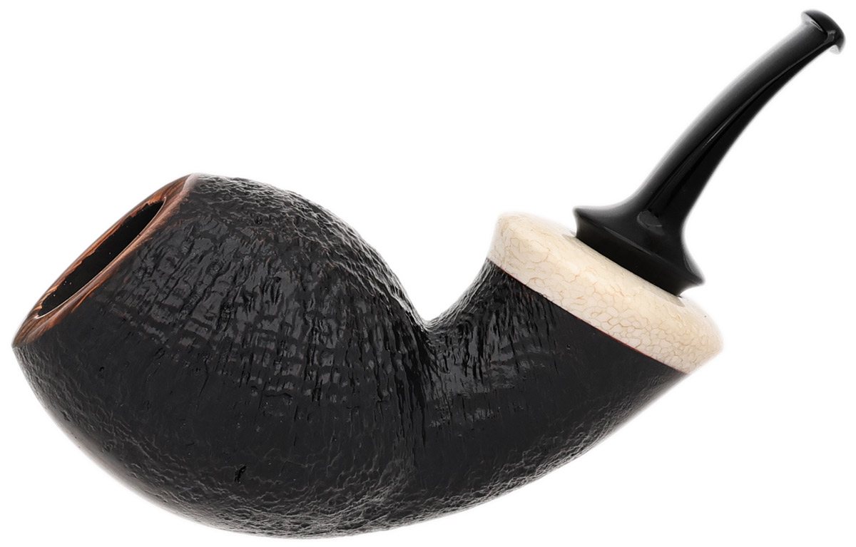 J. Mouton Partially Sandblasted Fish with Whale Spine