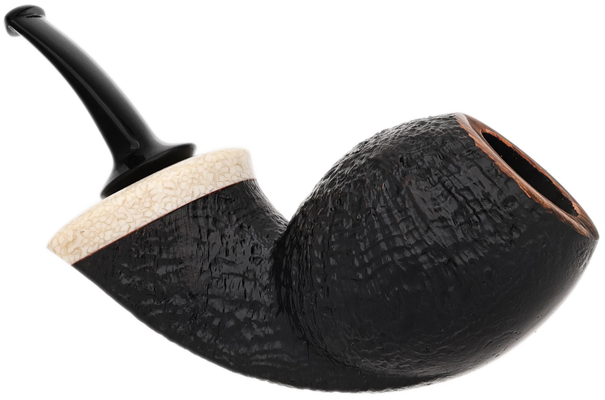J. Mouton Partially Sandblasted Fish with Whale Spine