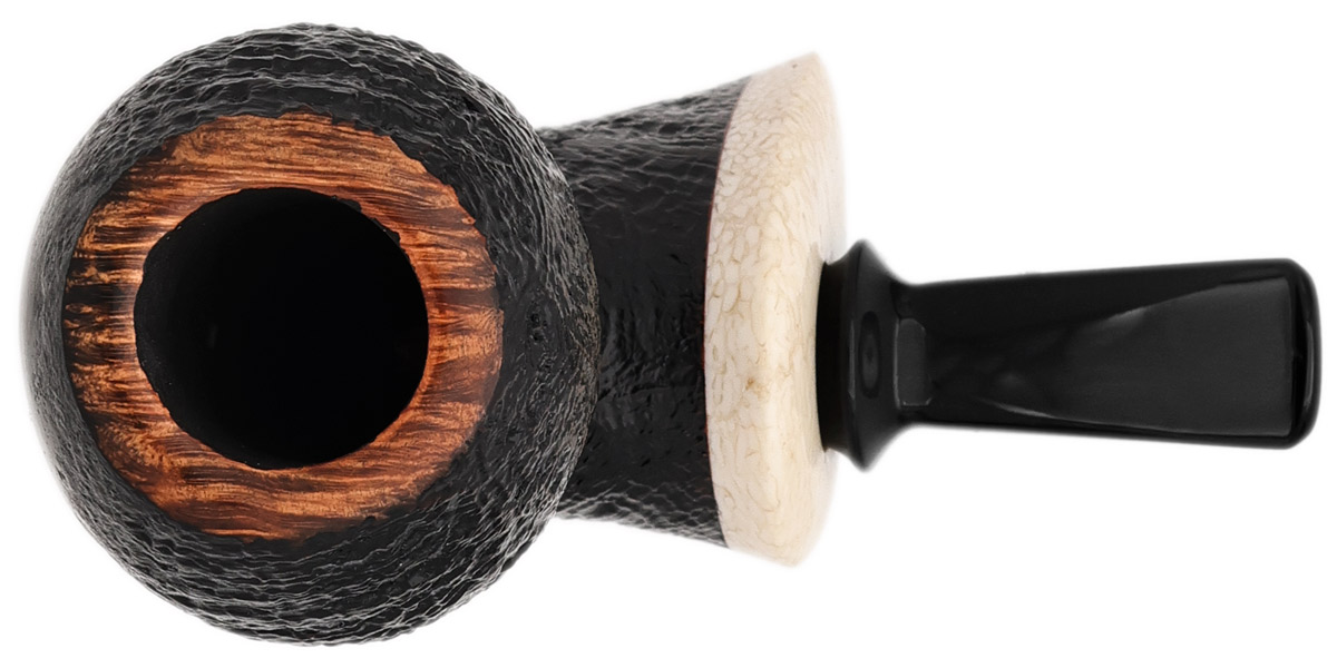 J. Mouton Partially Sandblasted Fish with Whale Spine