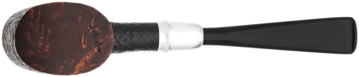 J. Mouton Partially Sandblasted Popera with Silver