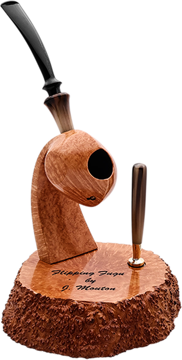 J. Mouton Smooth Chantilly Flipping Fugu Set (with Tamper and Stand)
