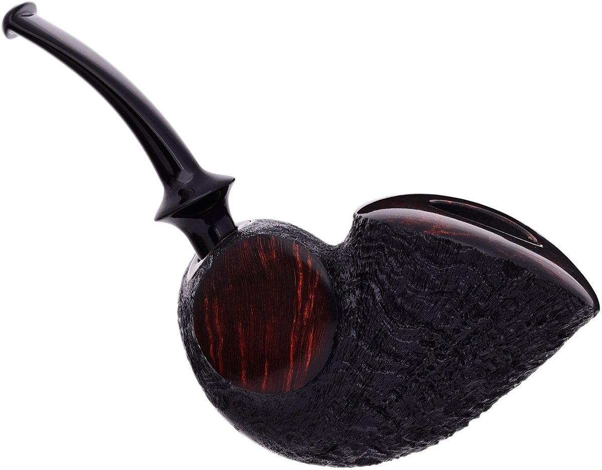 J. Mouton Sandblasted Nautilus with Abalone (2026) (with Extra Stem)
