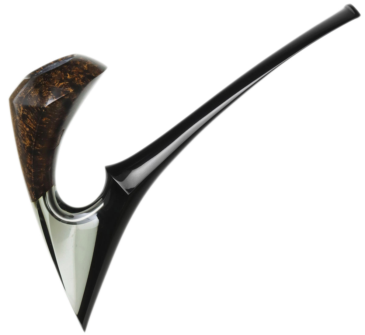 Smooth King Heron Tobacco Pipe