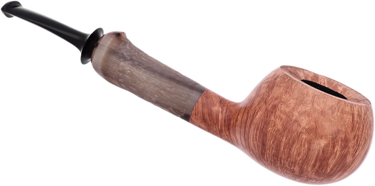 Austin Quinlan Smooth Tomato with Carved and Sandblasted Horn