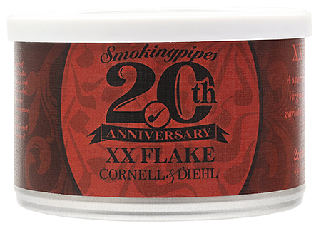 Cornell & Diehl Smokingpipes 20th Anniversary Blend: XX Flake 2oz