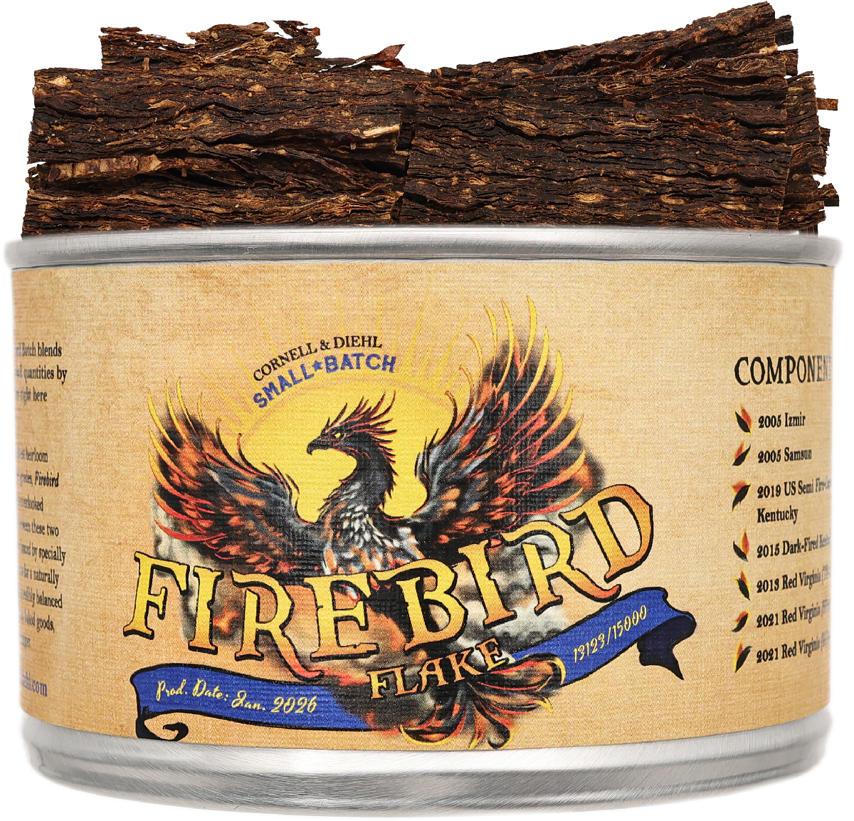 Cornell & Diehl Firebird Flake 2oz