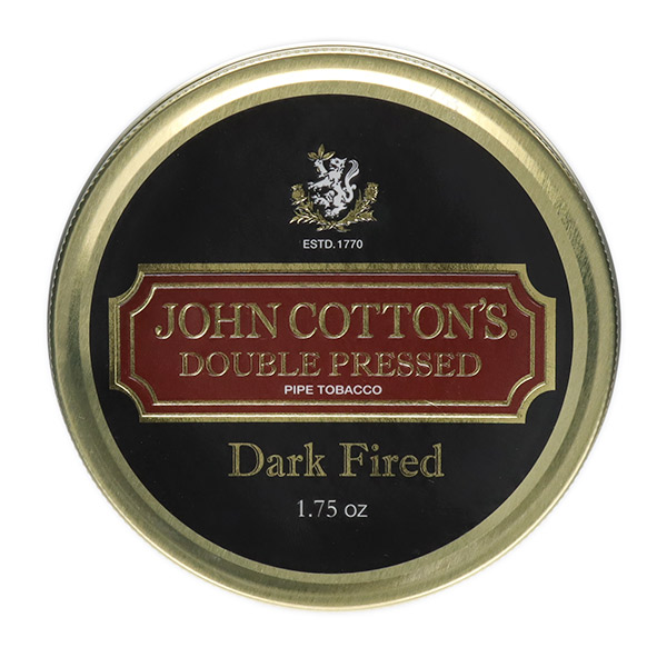 Double Pressed Dark Fired 1.75oz John Cotton Pipe Tobacco