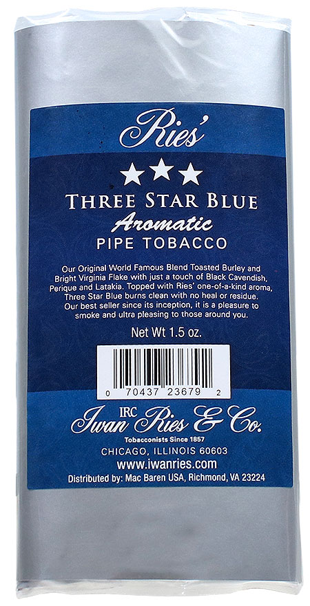 Iwan Ries Three Star Blue 1.5oz