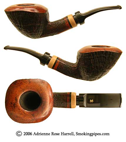 Danish Estates: Karl Erik Ekstravagant Sandblast Tobacco Pipe