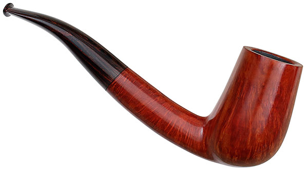 Danish Estate Jorgen Nielsen Smooth Bent Billiard (Unsmoked)