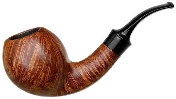 Sara Eltang Smooth Bent Egg (Made In Denmark， Used) 美品！喫煙具、パイプ Smooth Bent Egg with Horn Tobacco Pipe