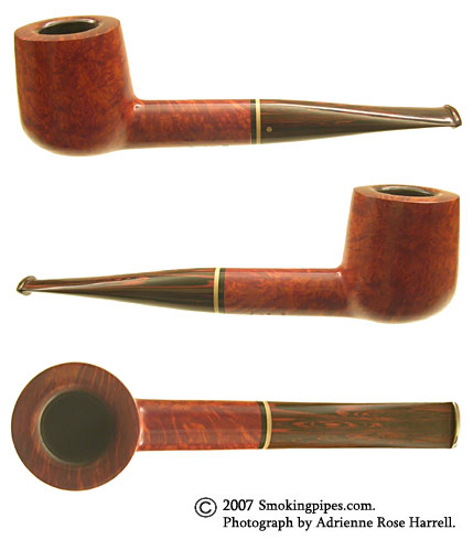Danish Estate Kai Nielsen Flame Grain Model Billiard (VVV)