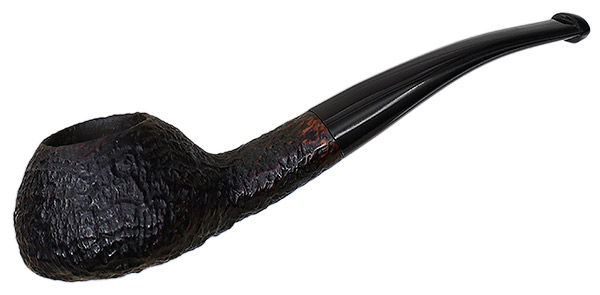 Danish Estate Stanwell Hand Made Sandblasted Tomato (92) (Regd. No.) (1948-1960s) (Replacment Stem)