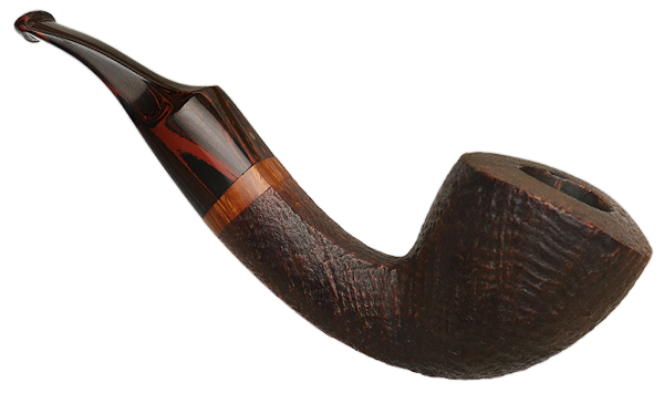 Danish Estate Pfeifen Timm Sandblasted Bent Dublin (9mm)