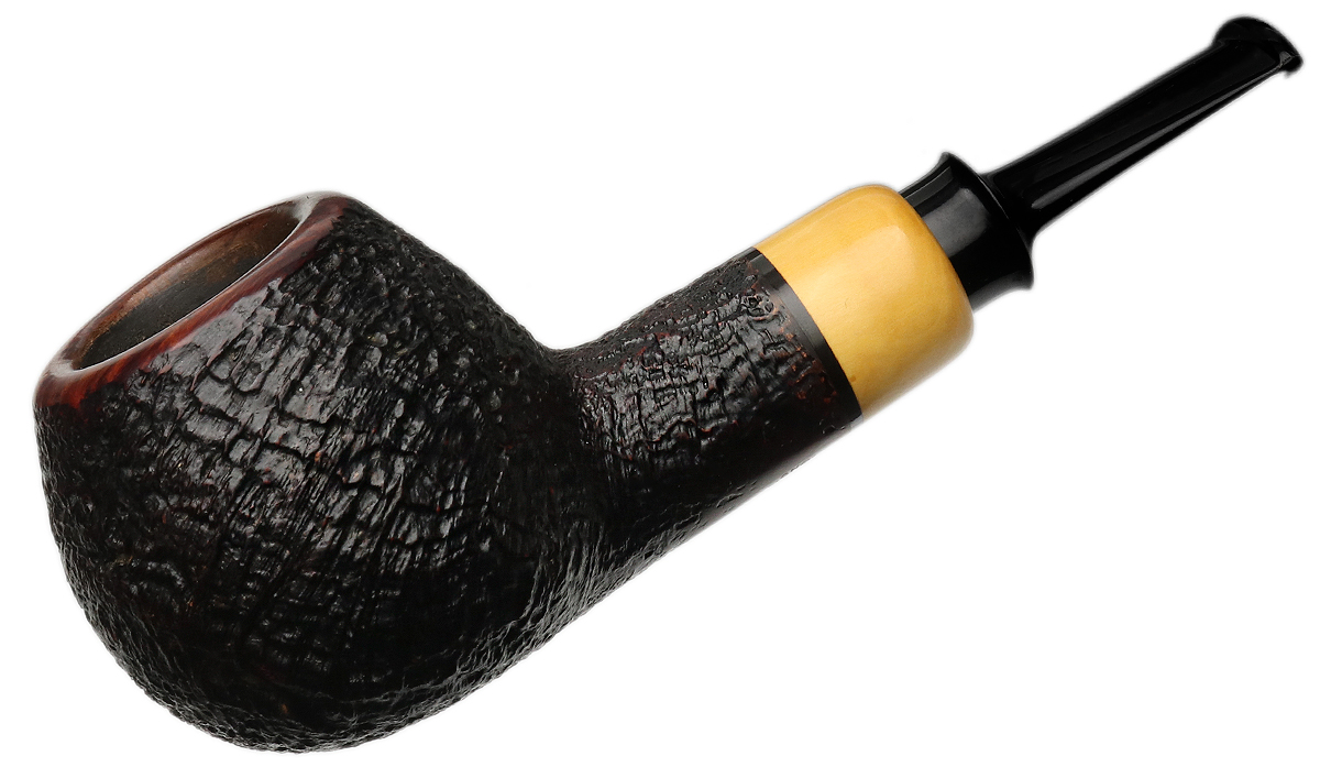 Danish Estates: Jess Chonowitsch Sandblasted Apple with Boxwood Tobacco Pipe