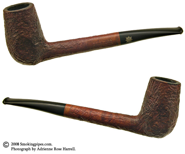 Danish Estates: Kriswill Golden Clipper Sandblast Billiard (F886