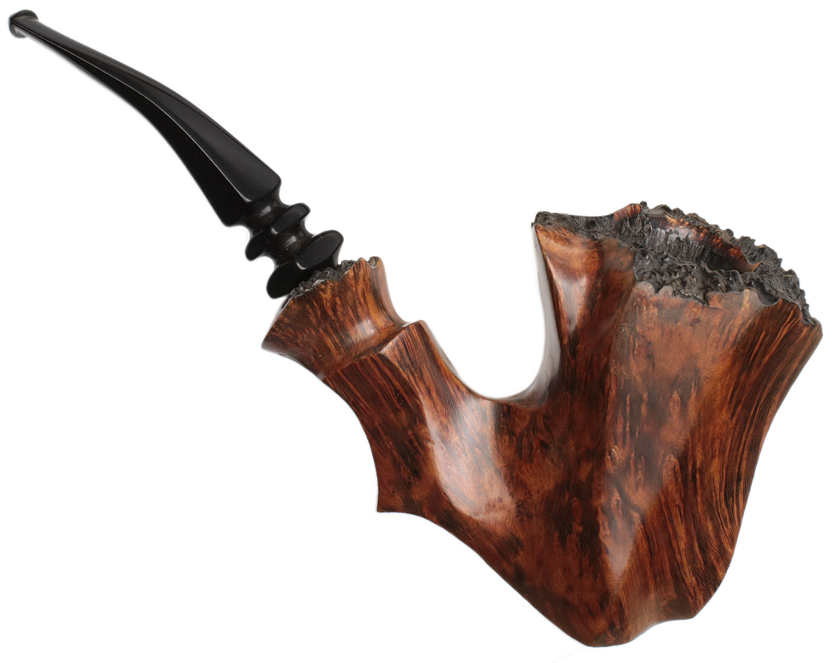 Preben Holm Fancy Chestnut Smooth Freehand (C5) Tobacco Pipe