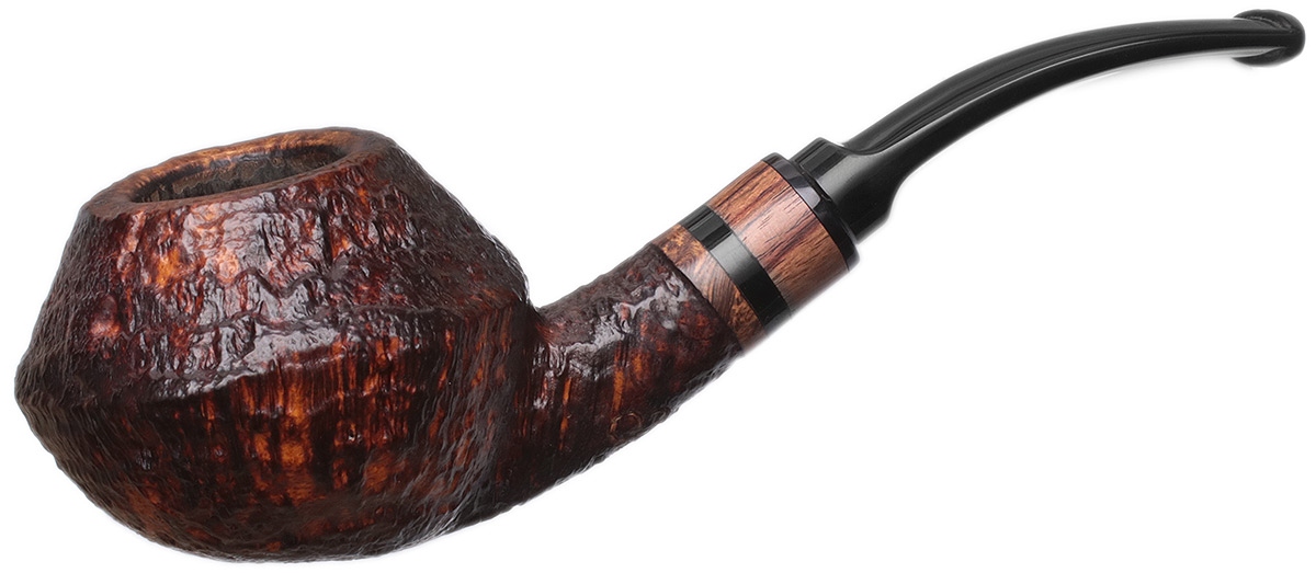 Danish Estate P. Jeppesen Handmade Ida Easy Cut Sandblasted Rhodesian
