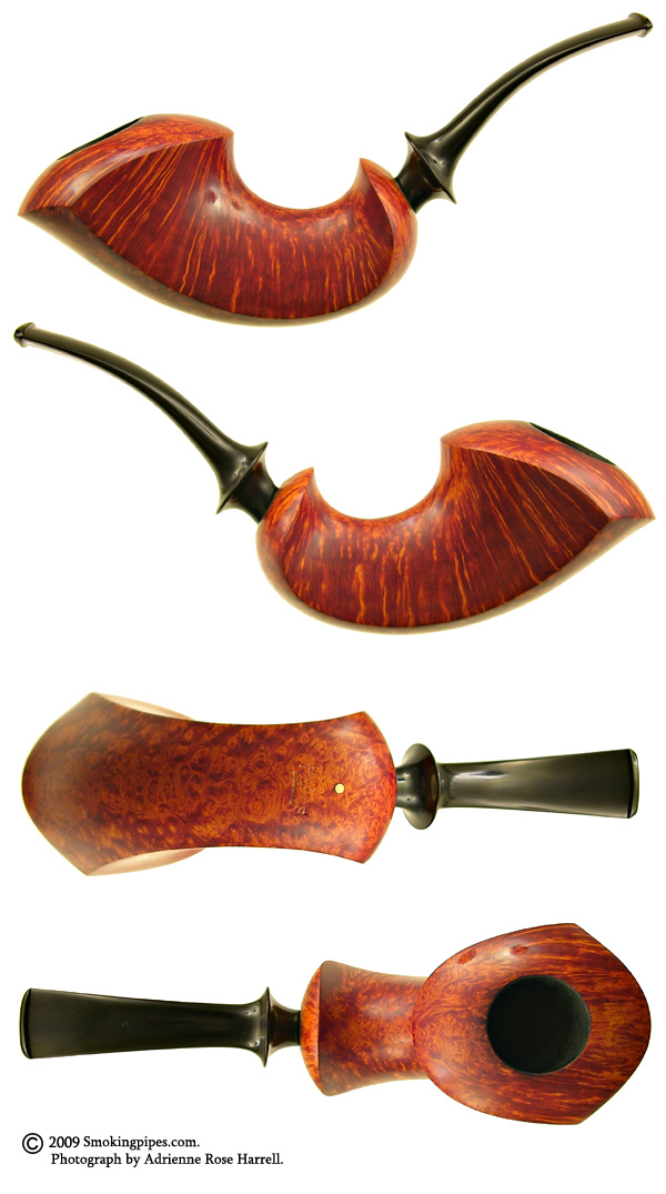 Danish Estate Peter Heding Smooth Horn (Gold)