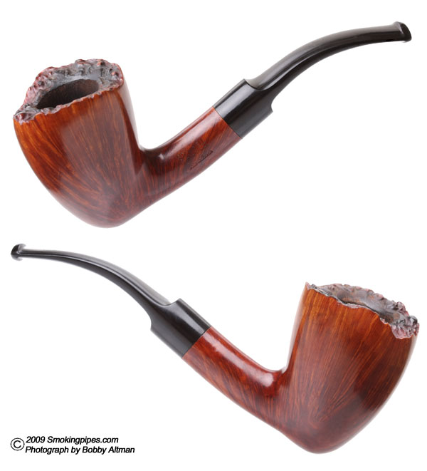 Danish Estate Stanwell deLuxe Smooth Freehand Bent Dublin (Regd. No.)