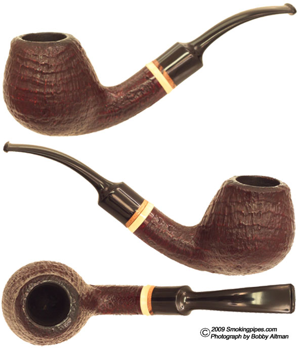 Danish Estate Tonni Nielsen Sandblasted Bent Apple (4)
