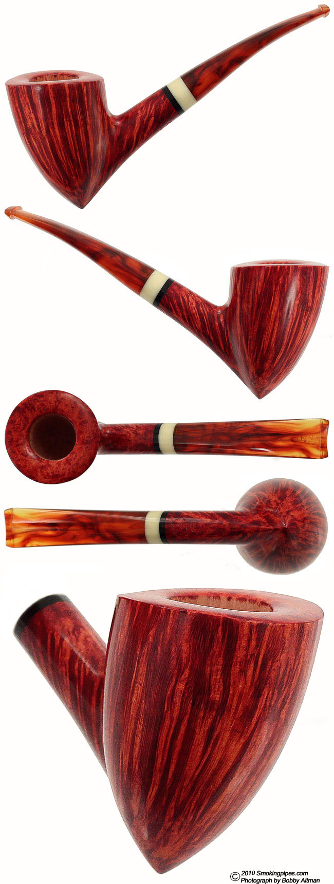 Danish Estate Peter Heeschen Smooth Bent Dublin with Mastodon Ivory (S) (Unsmoked)