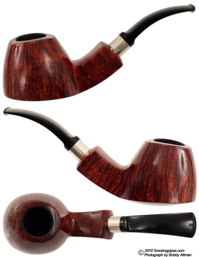 Danish Estate Bjarne Nielsen Smooth Volcano with Sterling Silver Band (A)