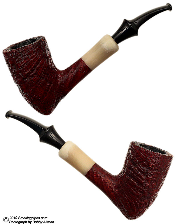 Danish Estate Lasse Skovgaard Sandblasted Acorn with Horn Ferrule (2)