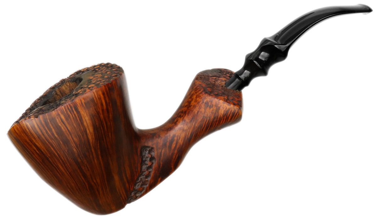 Danish Estates: Karl Erik Spot Carved Freehand (0) (B) Tobacco Pipe