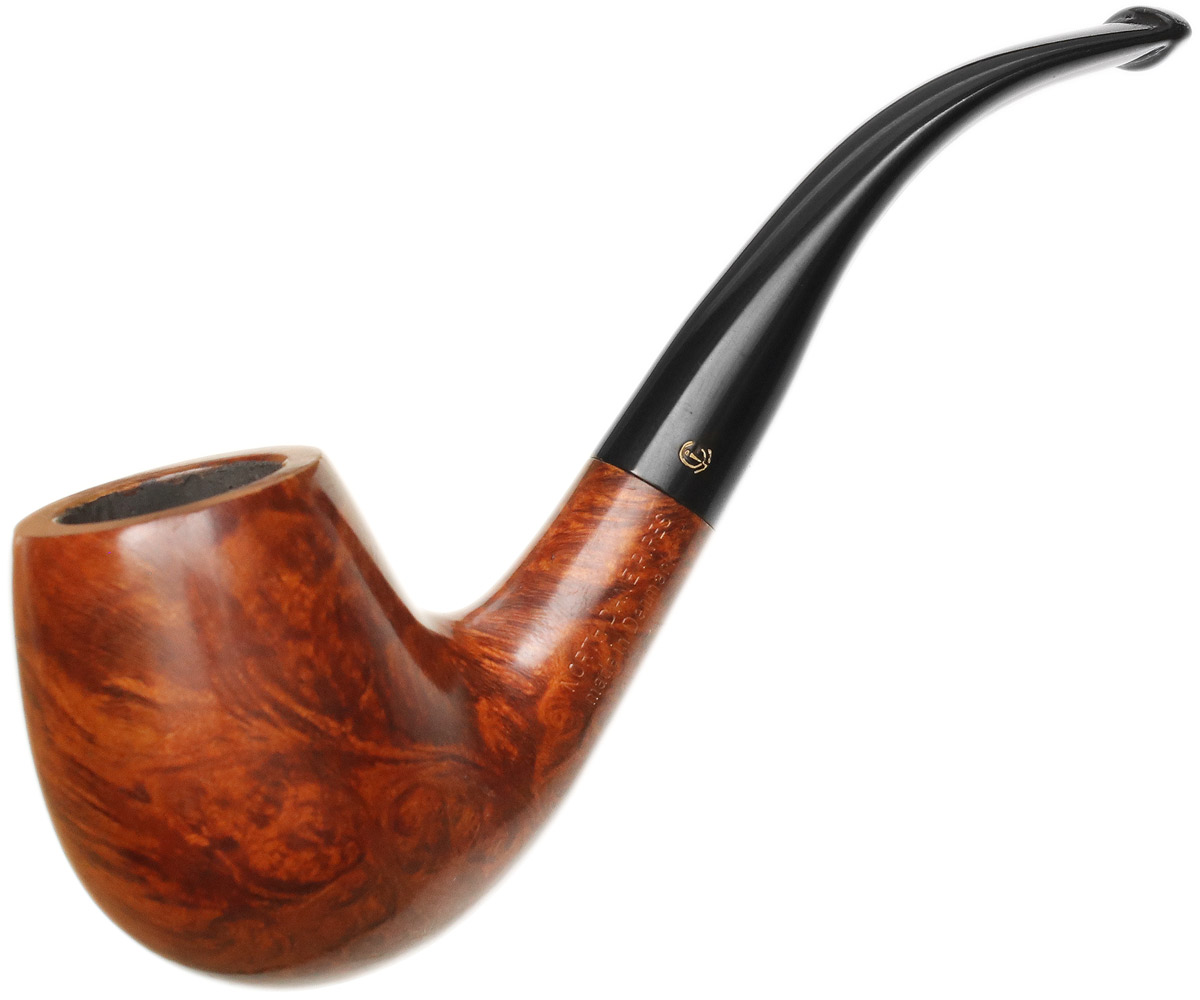 Danish Estate North Dane Pipes Excellent Smooth Bent Billiard (34) (by Georg Jensen) (Unsmoked)