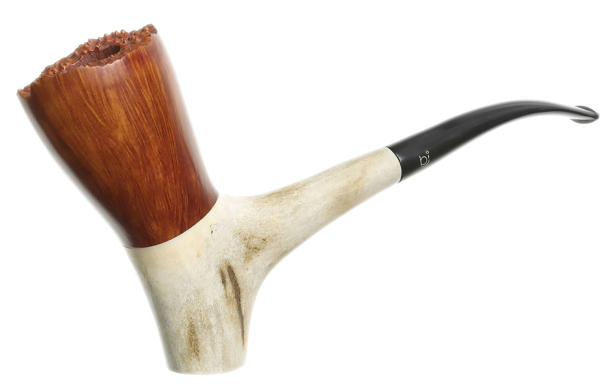 Antler Pipes - Real Antler Smoke Pipe - Antler Gifts - Crooked