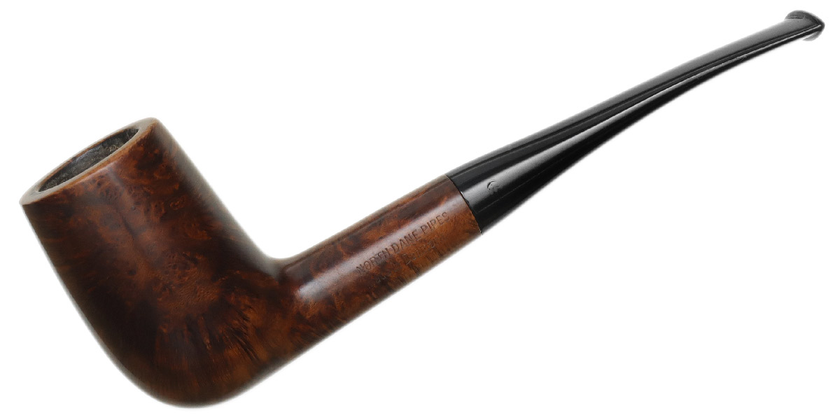 Danish Estate North Dane Pipes Smooth bent Billiard (72 Special) (113) (by Georg Jensen)