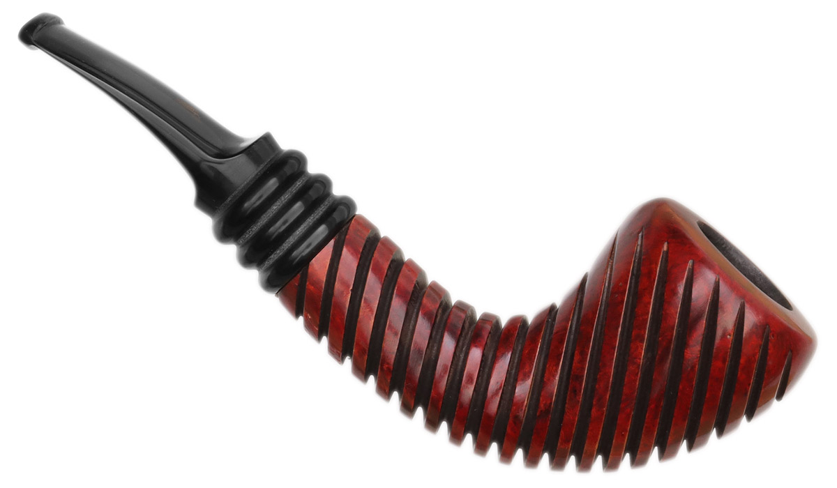 Danish Estate Nording Carved Horn (Unsmoked)