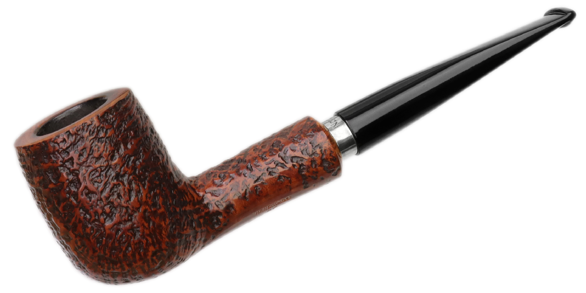 Danish Estate Nording Sandblasted Billiard with Silver
