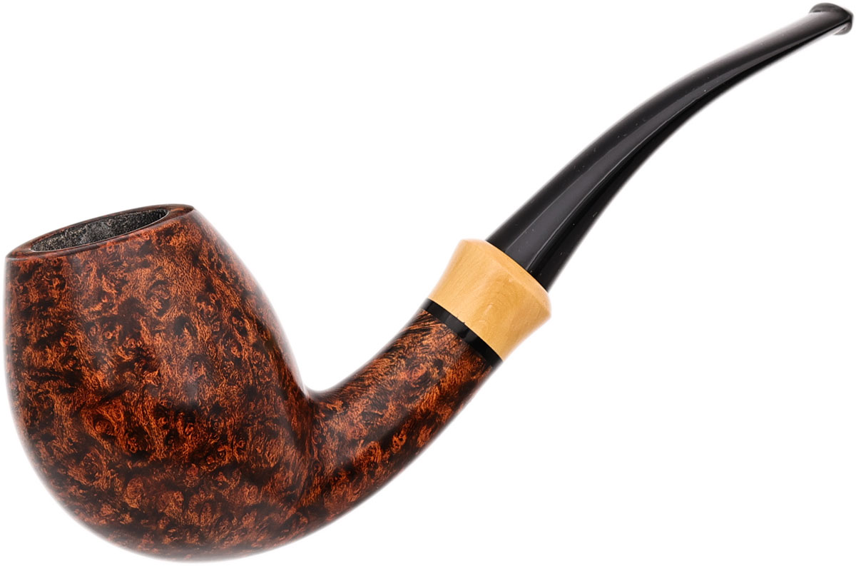 Danish Estate Tom Eltang Smooth Bent Egg with Boxwood (Unsmoked)