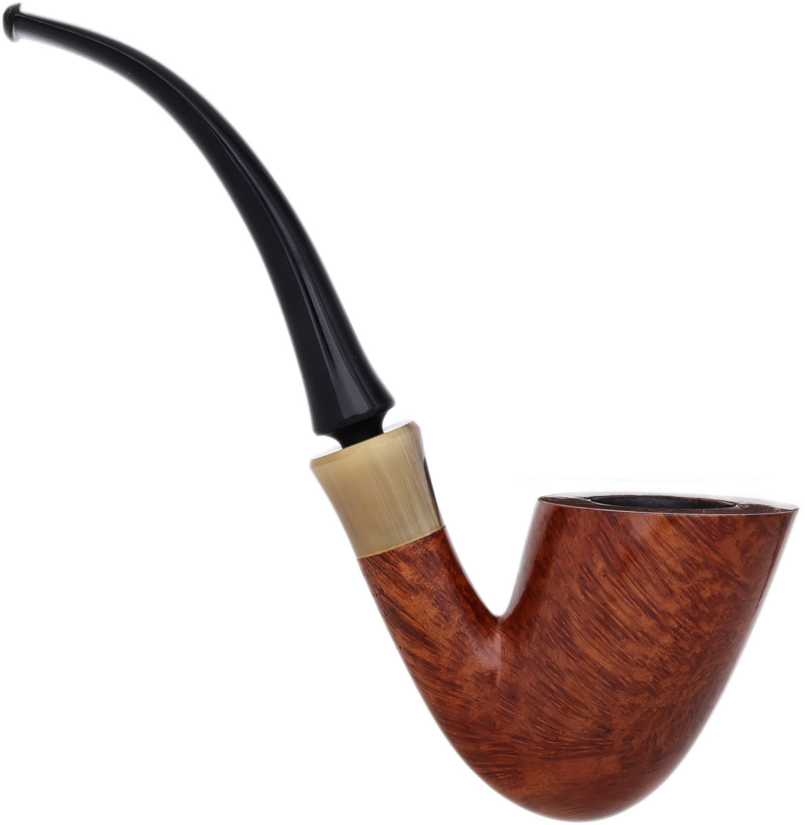 Danish Estate W.O. Larsen Smooth Bent Dublin with Horn (Select) (1986)
