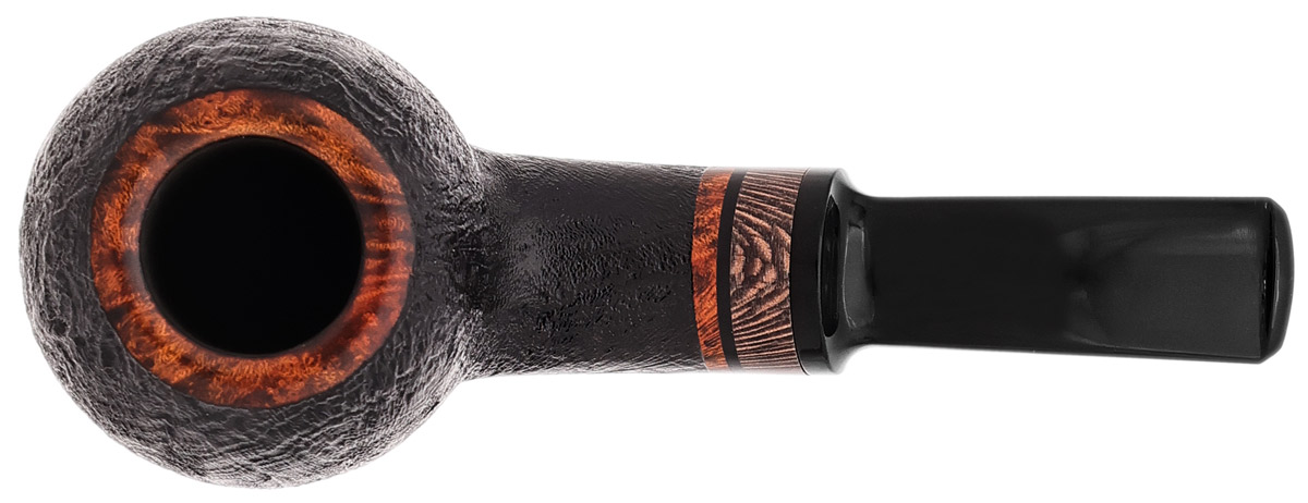 Danish Estate Ib Berggreen Sandblasted Bent Apple (Unsmoked)