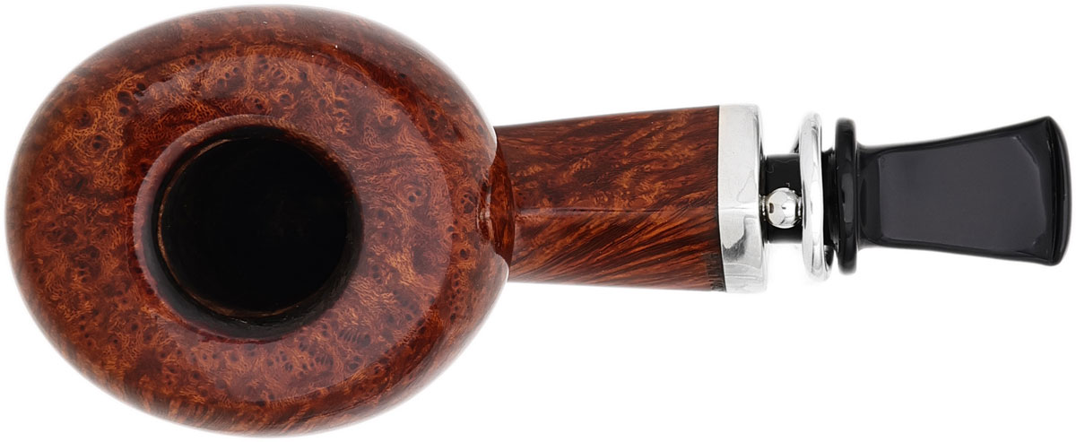Danish Estate P. Jeppesen Handmade High Grade Bent Brandy with Silver (10)
