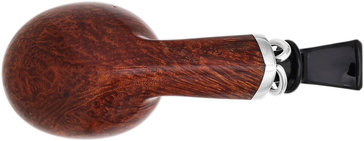 Danish Estate P. Jeppesen Handmade High Grade Bent Brandy with Silver (10)