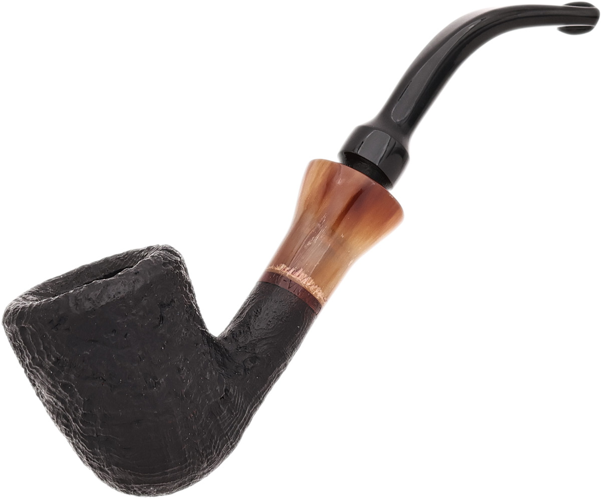 Danish Estate Cortina Sandblasted Bent Dublin with Horn (1901)