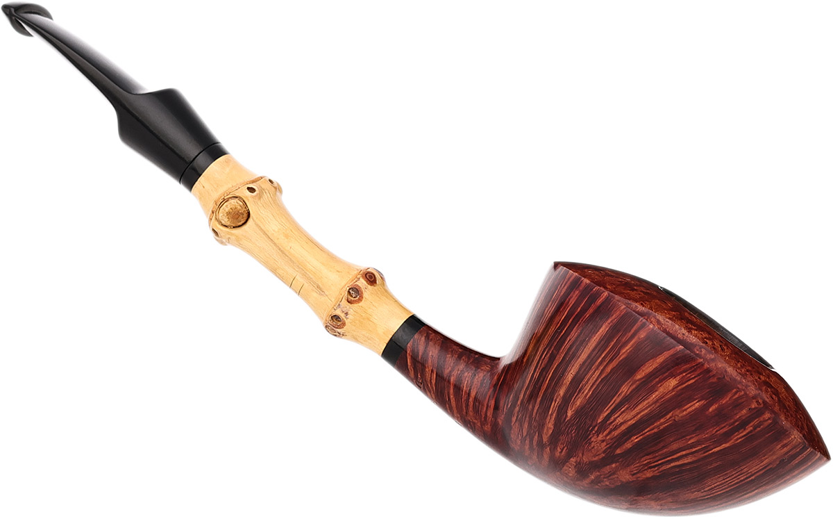 Danish Estate Peter Heeschen Smooth Bent Dublin with Bamboo (B)