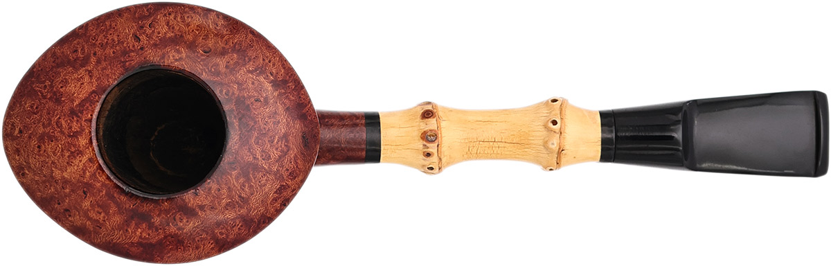 Danish Estate Peter Heeschen Smooth Bent Dublin with Bamboo (B)