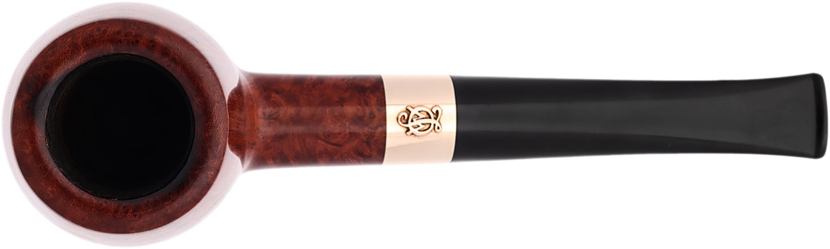 Danish Estate W.O. Larsen Smooth Billiard with Gold