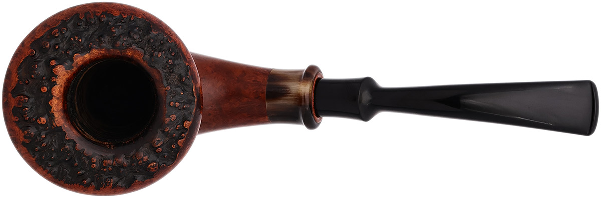 Danish Estate Tonni Nielsen Smooth Freehand Sitter with Horn