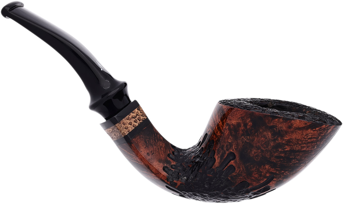 Danish Estate Nording Partially Rusticated Bent Dublin Nosewarmer (31)