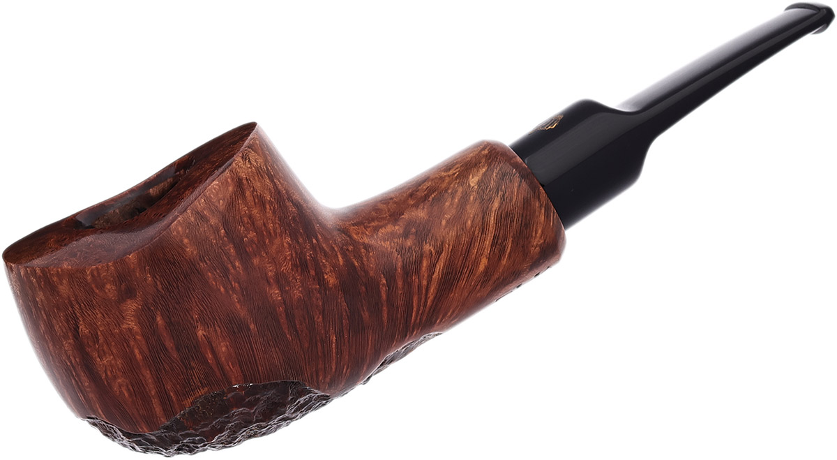 Danish Estate Winslow Crown Partially Rusticated Bent Pot (Viking) (9mm)