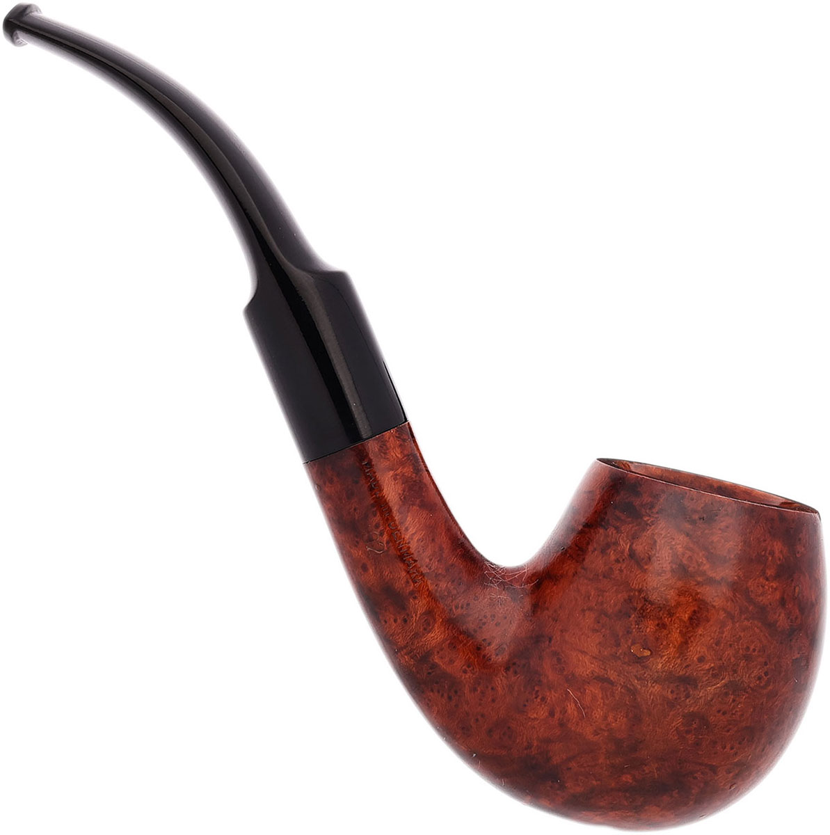 Danish Estate Bari Dana Smooth Bent Billiard (02) (Unsmoked)