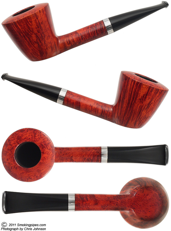 Danish Estate Erik Nielsen Smooth Dublin with Silver Band (Unsmoked)