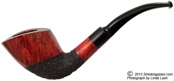 Danish Estate W. O. Larsen Handmade Partially rusticated Bent Dublin
