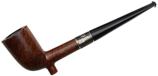 English Estate Antique Barling Four Pipe Presentation Set with Silver (1898)